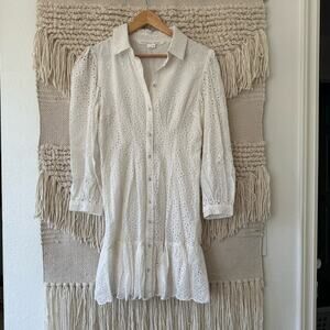 Veronica Beard Kylan Eyelet Dress